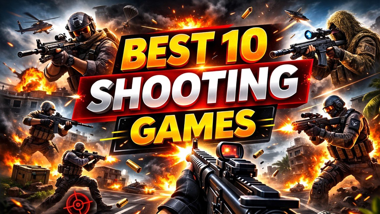 Best Shooting Action Games with HD Graphics